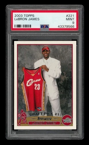 2003-04 Topps: #221 Lebron James PSA 9 MINT