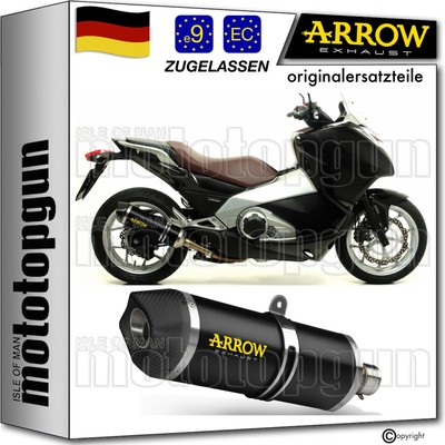 auspuff open schwarz c tech arrow fur honda integra 700 2012 12 2013 13