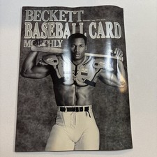 BECKETT BASEBALL CARD MONTHLY #63 MAGAZINE JUNE 1990 ICONIC BO JACKSON B&W COVER