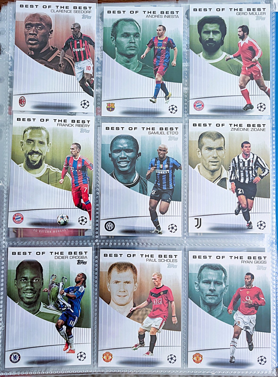 Ryan Giggs #BOTB-13 Soccer Cards 2024 Topps UEFA Best of the Best UCL Legends trading card — raw and PSA graded price guide