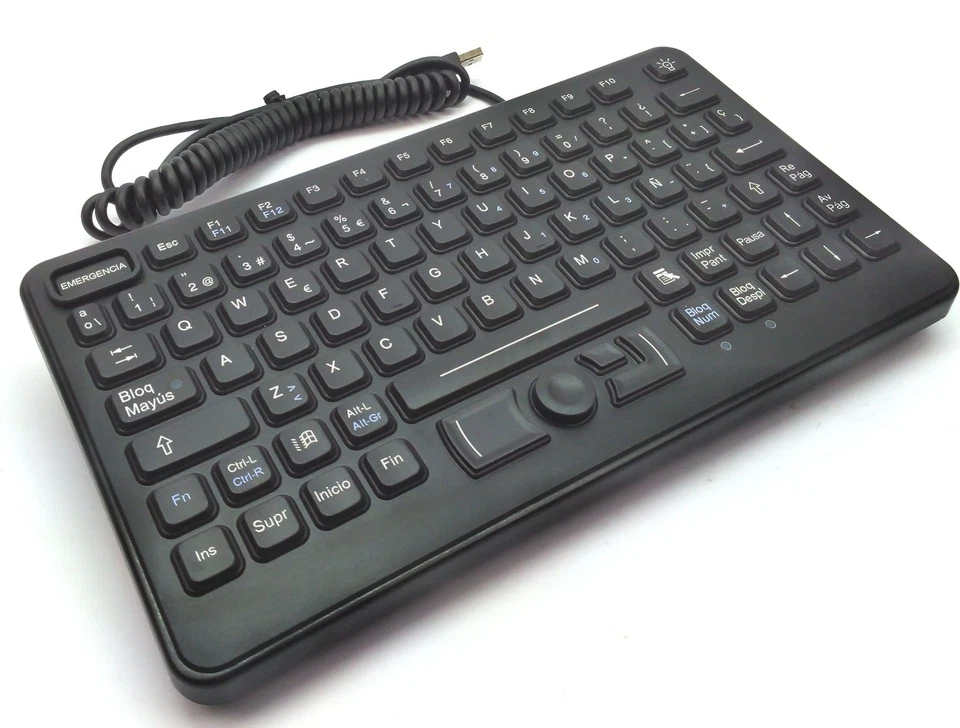 iKey Industrial Backlit Rugged QWERTY Spanish USB Keyboard SL-86-911-FSR-USB - Image 2 of 4