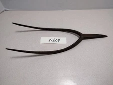 Vintage Hay Fork Head Two-Tine 4” x 12” Rustic Farm Garden Pitchfork (204)