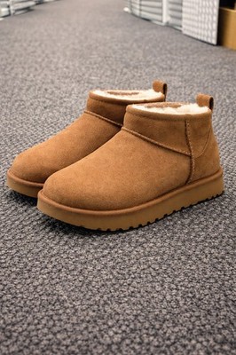UGG Classic Ultra Mini Boots Womens Suede Ankle Booties Winter Shoes 1116109 New