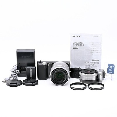 SONY α NEX-5D Mirrorless Camera Double Zoom Lens Kit with E16mm F2 8 E18 55mm