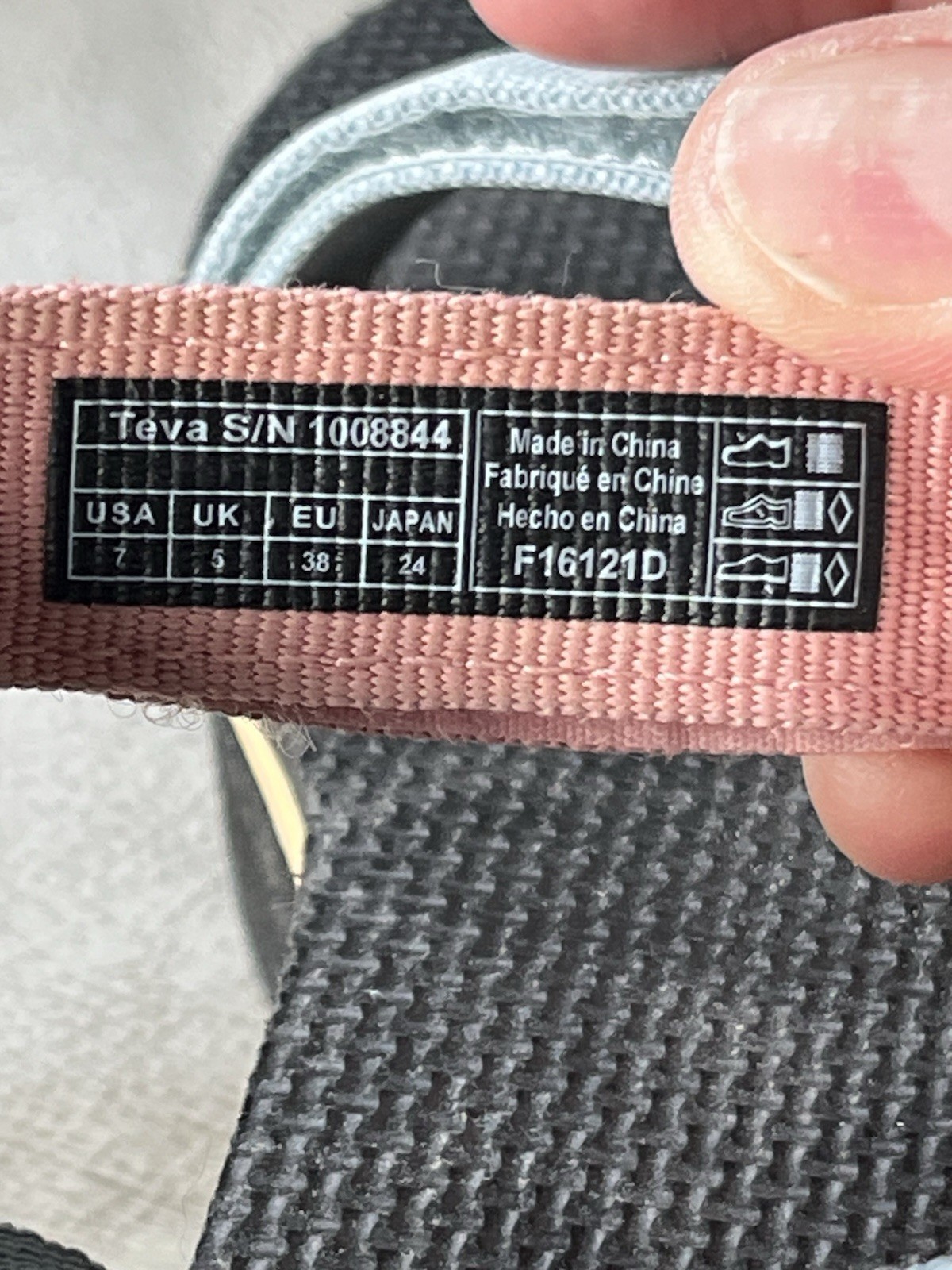 Teva Flatform Universal Light Blue /Multi-color P… - image 9