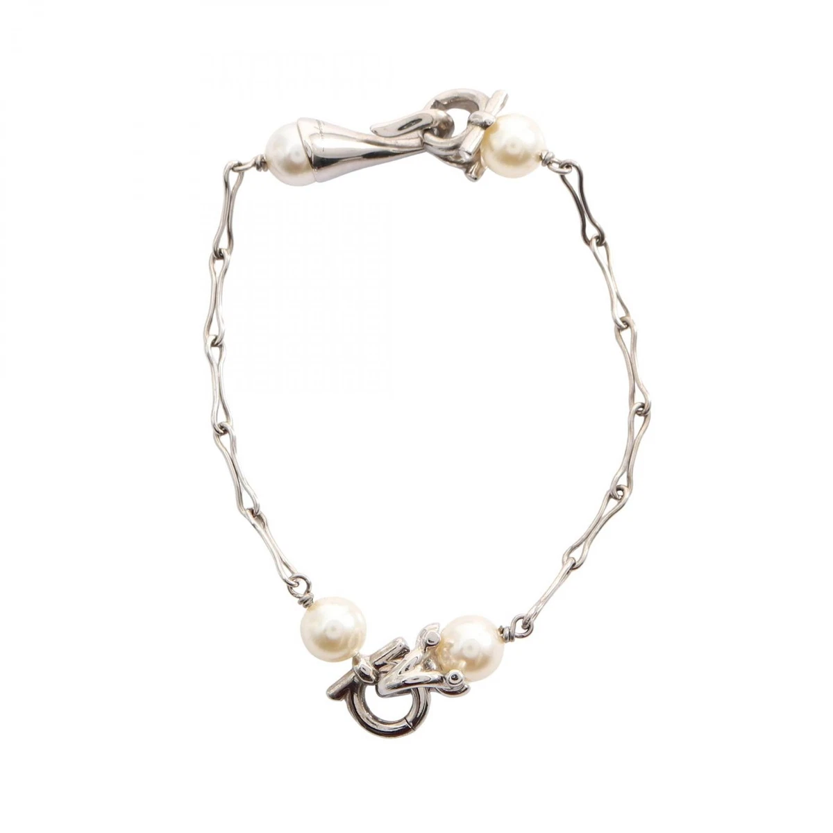 Salvatore Ferragamo Silver Fashion Bracelets for sale | eBay