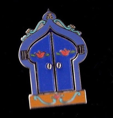 Disney Jasmine Princess Hinged Windows Aladdin Purple E5 pin