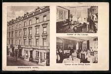 Ansichtskarte London, Schroeder´s Hotel, Din...