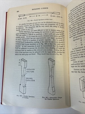 1957 Building Science For Students Of Architecture And Building - Geeson Vol 1