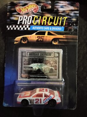 Vtg 1992 Hot Wheels Pro Circuit Morgan Shephard 21 Citgo Ford w/ Card New In Box
