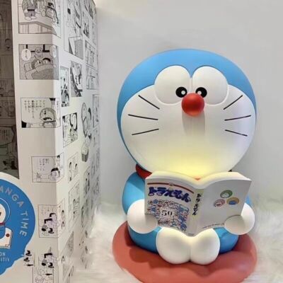 43cm Doraemon 50th Anniversary Touch Lamp Statue Figure Night Light Toys Model