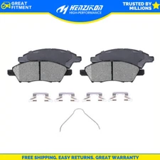 Front Ceramic Brake Pads w/Hardware for 2012 - 2014 2015 2016 Nissan Versa Note