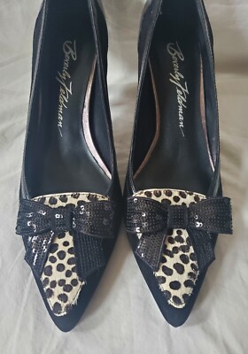 RARE Beverly Feldman ''Too Much Is Not Enough'' High Heels - Size 8M Animal Print