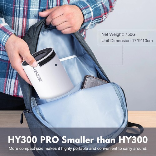 Magcubic HY300 Pro 4K Projector Android 11 Dual WiFi6 BT5.0 260 ANSI Lumens Gift - Picture 29 of 35