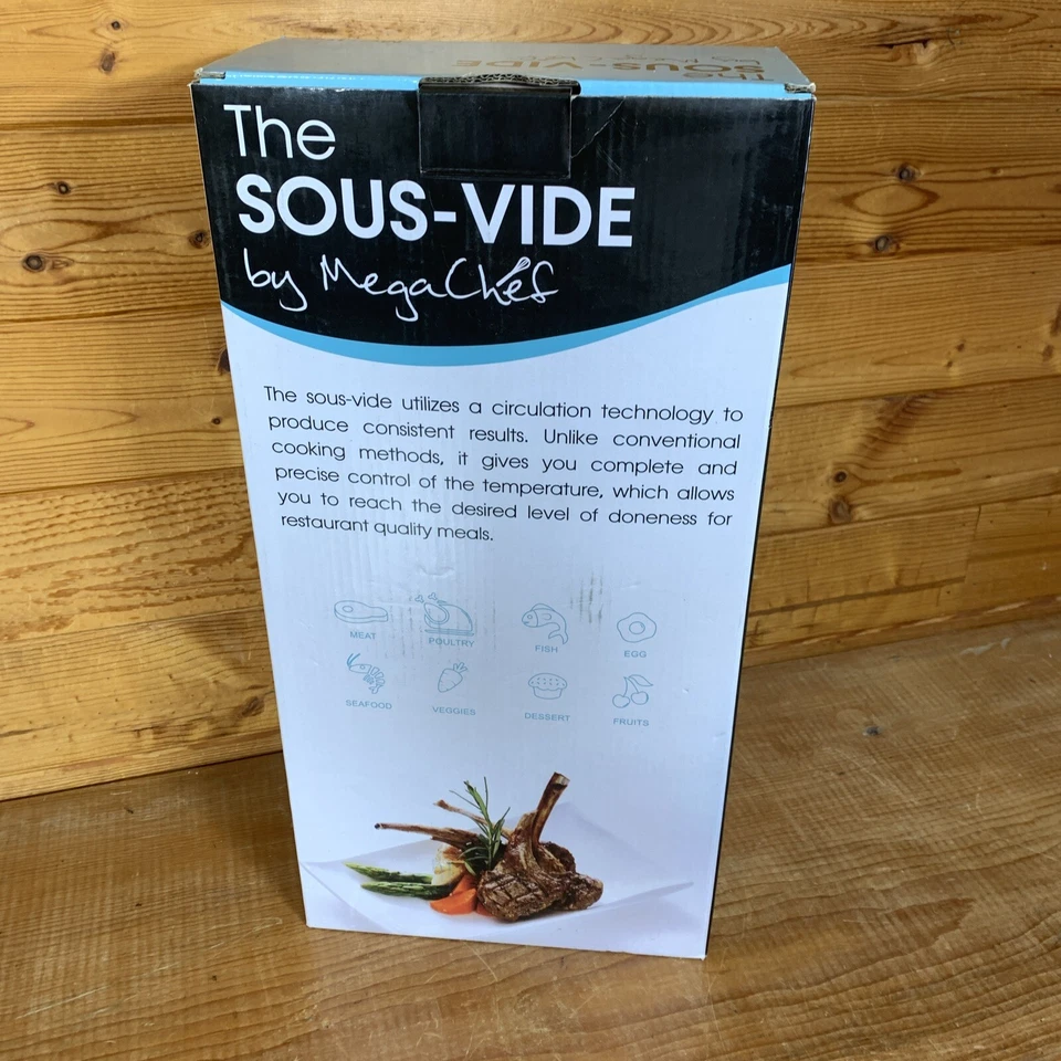 Megachef Immersion Precision Sous-Vide Cooker Digital Touchscreen Display NEW - Image 4 of 4