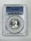 1964 25C PCGS MS65 Washington Quarter