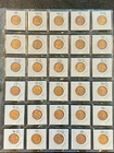 Complete Red choice/gem BU wheat cent set 1948-1958 30 coins!