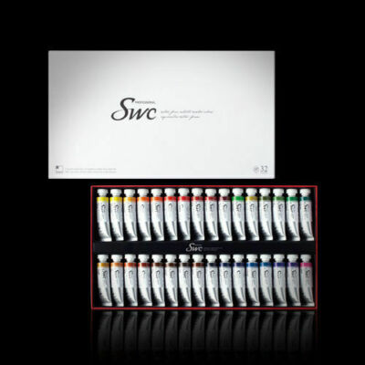 SHINHAN SWC Premium Professional Artist Grade Aquarellfarbe Set 32 Farben 15ml