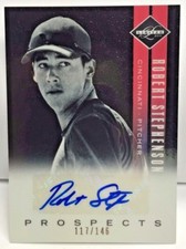 Robert Stephenson 2011 Panini Limited Prospects RC Autograph Auto #'d/146 - REDS