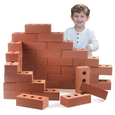 25 x Life Size Kids Foam Building Bricks Real Size Blocks Toddler Child Toy