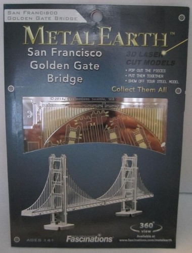 Metal Earth - San Francisco Golden Gate Bridge - 3D Laser Cut | eBay