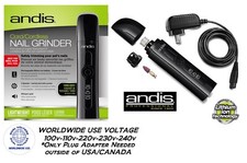 ANDIS PRO CORDLESS Li Ion NAIL GRINDER SET KIT DOG CAT Pet Grooming Groomer