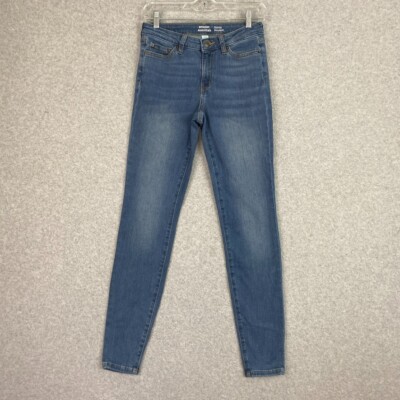 Amazon Essentials Jeans Womens 2L Blue Mid Rise Skinny Stretch Med Wash Denim