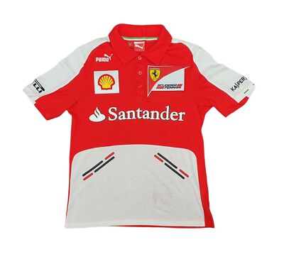 POLO MAGLIA ferrari puma alonso 2012 FORMULA ONE T-SHIRT JERSEY MAILLOT  TRIKOT