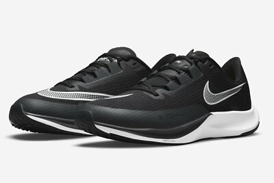 Authentic Nike Men's Air Zoom Rival Fly 3 / Black-White-Anthracite /NIB Reg $90