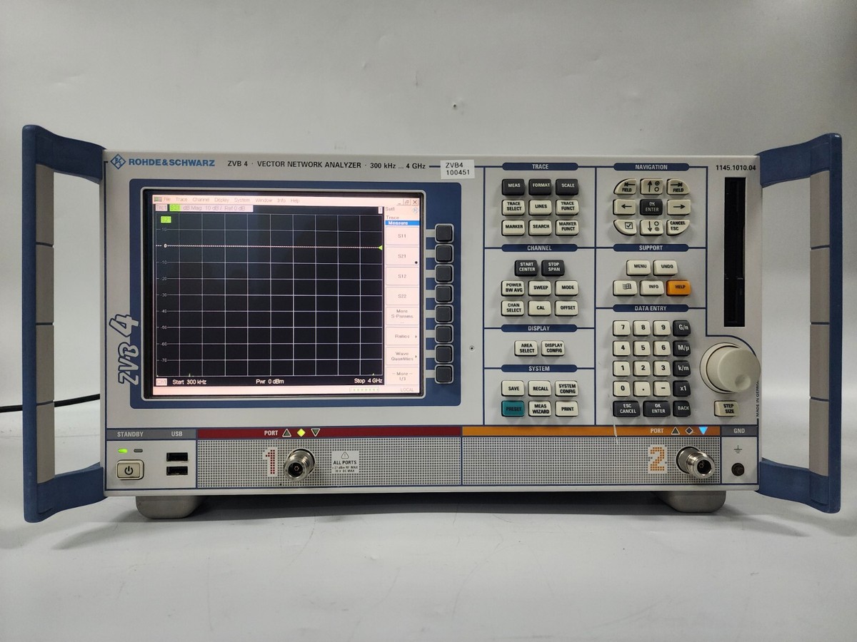 Rohde & Schwarz ZVB 4 Vector Network Analyzer, 300 kHz to 4 GHz | eBay