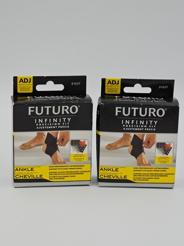 FUTURO INFINITY PRECISION FIT ANKLE SUPPORT X2 NEW - Picture 1 of 6
