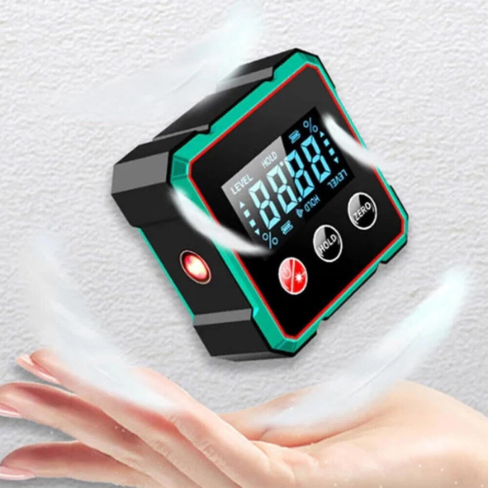 LCD Digital Medidor de ángulo Imán Visor de ángulo Inclinómetro Nuevo - Imagen 4 de 4