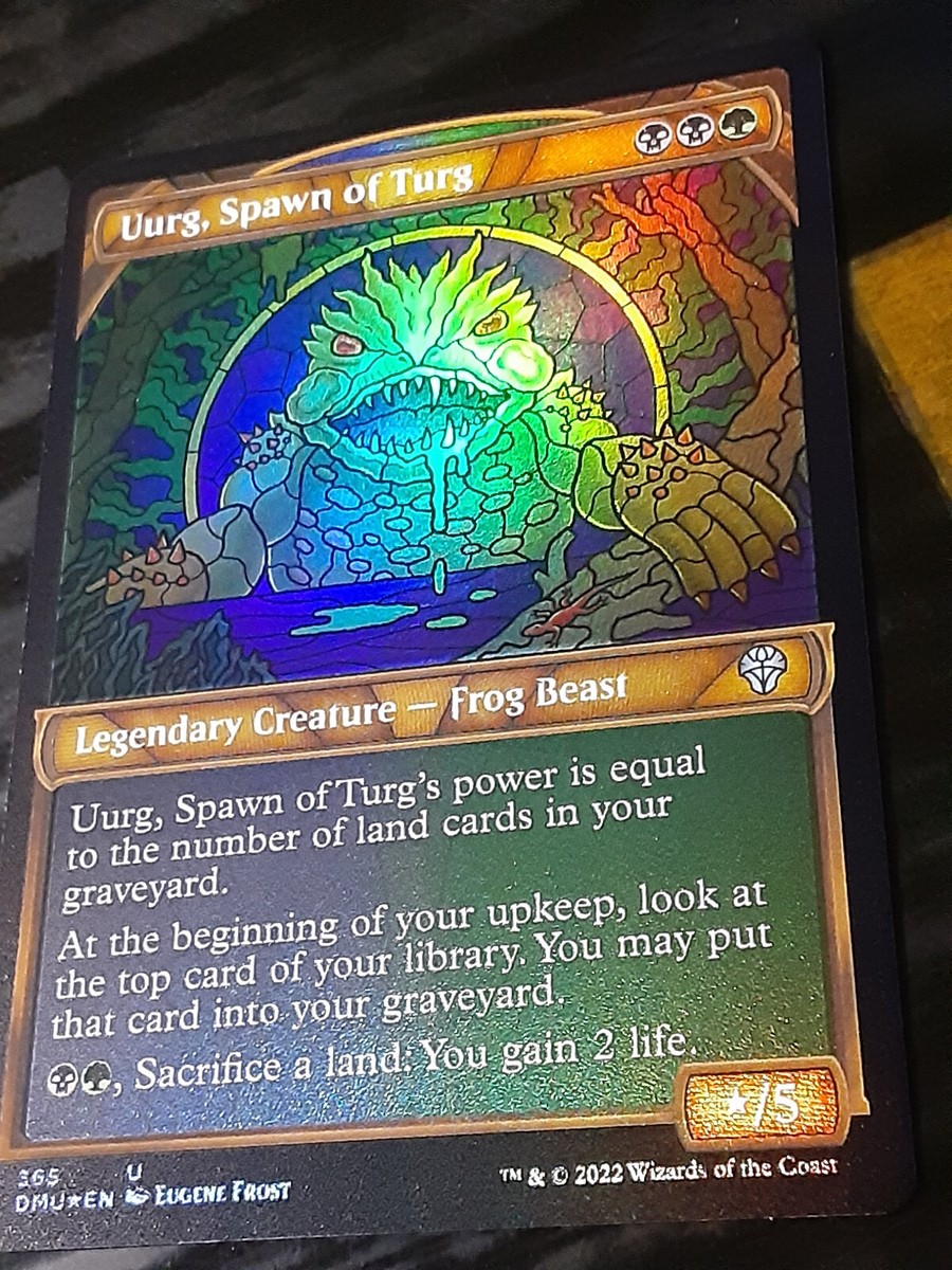 Uurg Spawn of Turg Textured FOIL ,Dominaria United ,NM, MTG,FREE