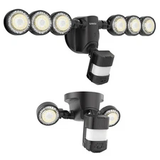 SANSI Security Light LED Motion Sensor 3000LM/7000LM  Waterproof IP65 Black Lamp