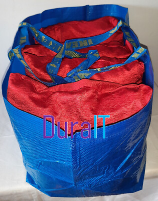 IKEA FRAKTA Shopping Bag Set - 4 Large Reusable Totes For Groceries, Laundry & Storage 4 thumbnail image