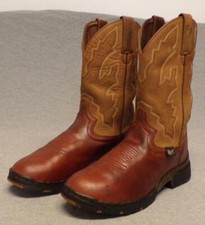Justin Western Cowboy Leather Dress Riding Casual  boots women's size 6.5 M  