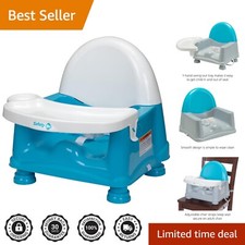 Portable Baby Feeding Booster with 3-Level Height Adjustment - Atlantis Color