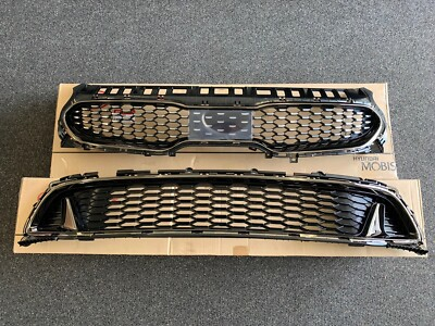 #ad Genuine Front Bumper Grille Kia Stinger GT 2018 to 2021 Upper amp; Lower Grilles $699.95