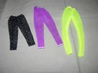 Lot of 3 Vintage Barbie Pants/Capris/Tights C51