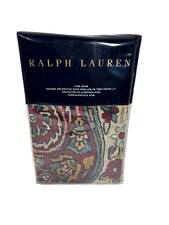 Ralph Lauren Bohemian Muse Larson King Sham Cotton Burgundy Multicolor