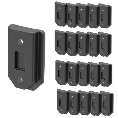 20 x Halter Haken Verbinder Dübel Befestigung von Qbrick Elementen und Werkzeuge