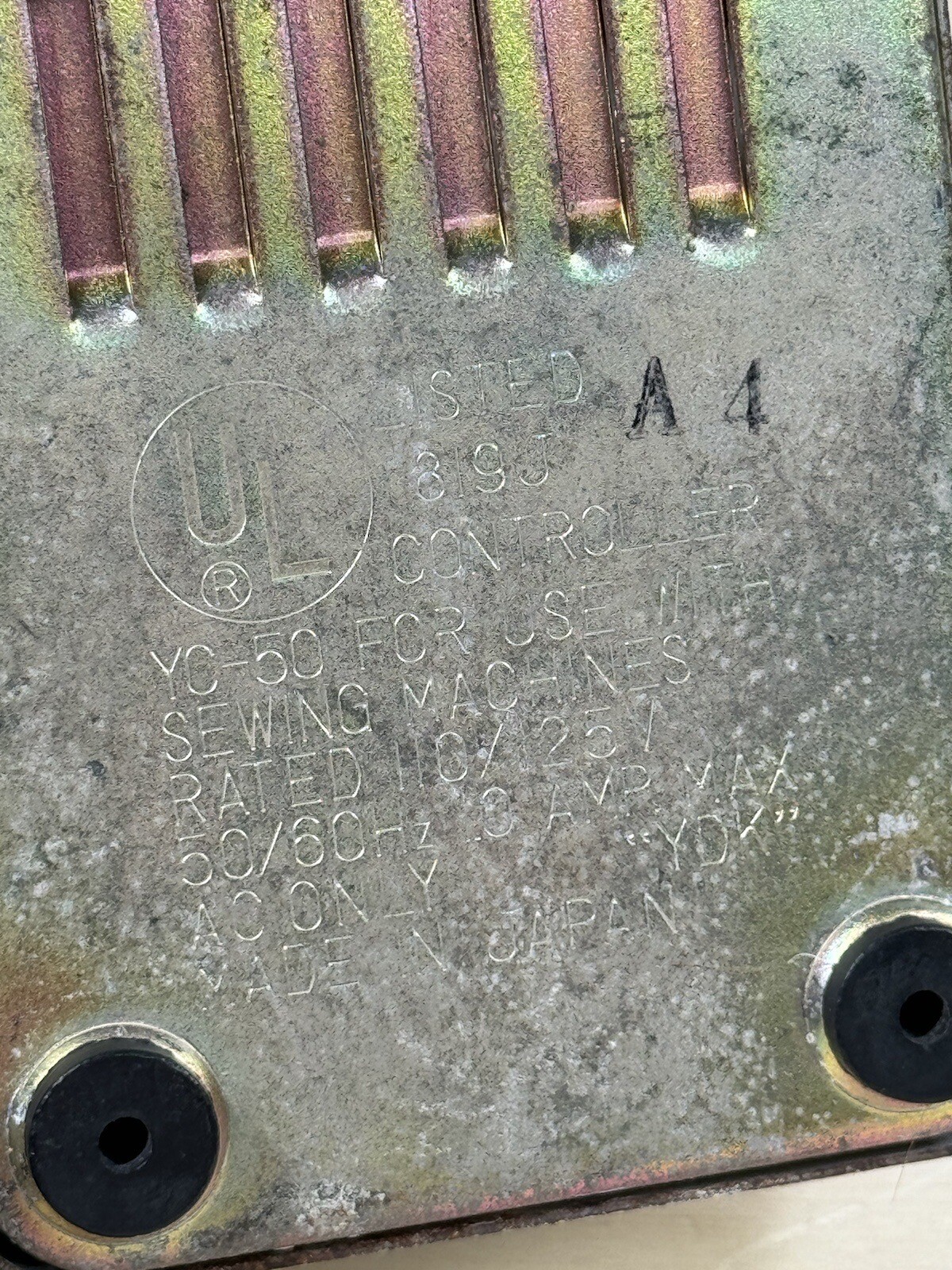 YDK 819J Vintage Speed Control Sewing Machine Foot Pedal YC50 5 eBay