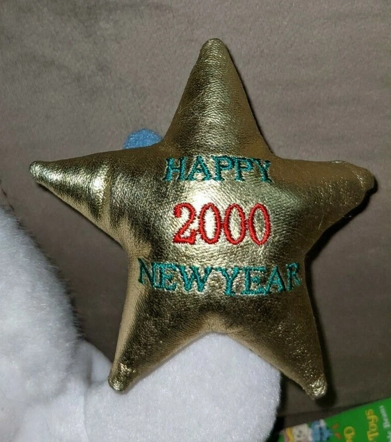 RUDOLPH RENO PELUCHE ABEJORRO 2000 FELIZ AÑO NUEVO CVS ISLA JUGUETES INADAPTADOS MUÑECO DE NIEVE Foto 2 de 4