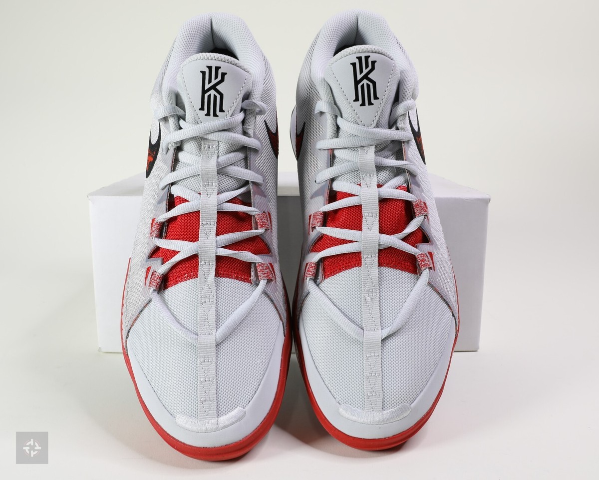 Nike Kyrie Flytrap 6 Athletic Shoes Gray/Red NEW Size 10 Nike Kyrie Flytrap 6 University Red for Sale | Authenticity  main image 3