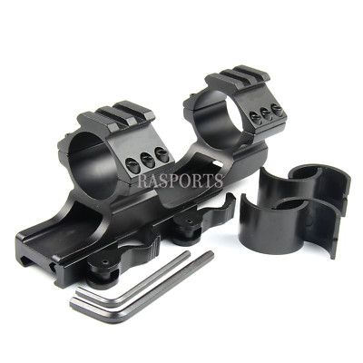 Quick Detach Scope Picatinny Rail Mount PEPR 1''/30mm Ring Cantilever