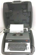 Máquina de escribir electrónica Olympia International Olympiette modelo SEP con estuche - PROBADA