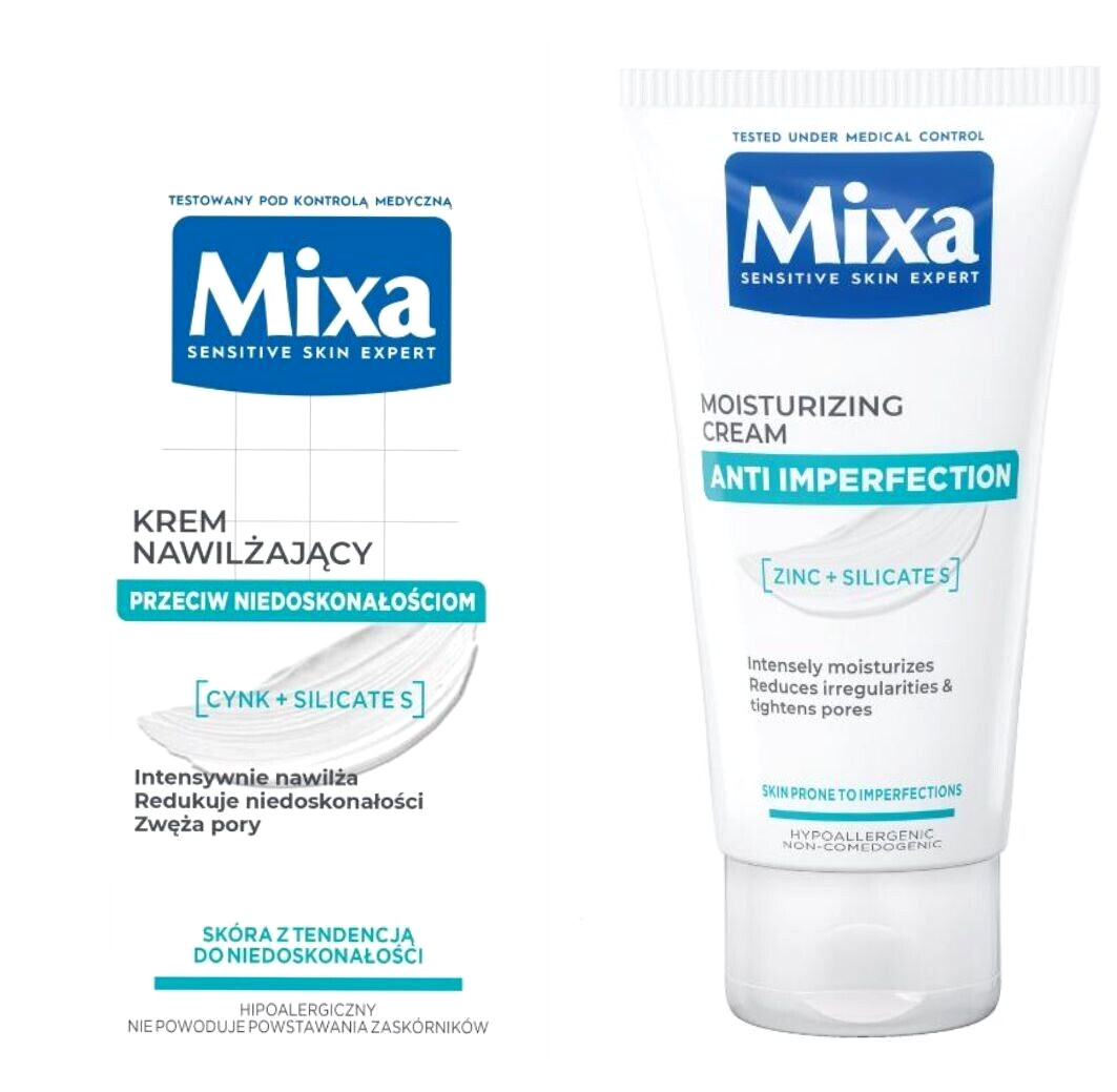 Mixa Moisturizing Cream Against Imperfections 50ml