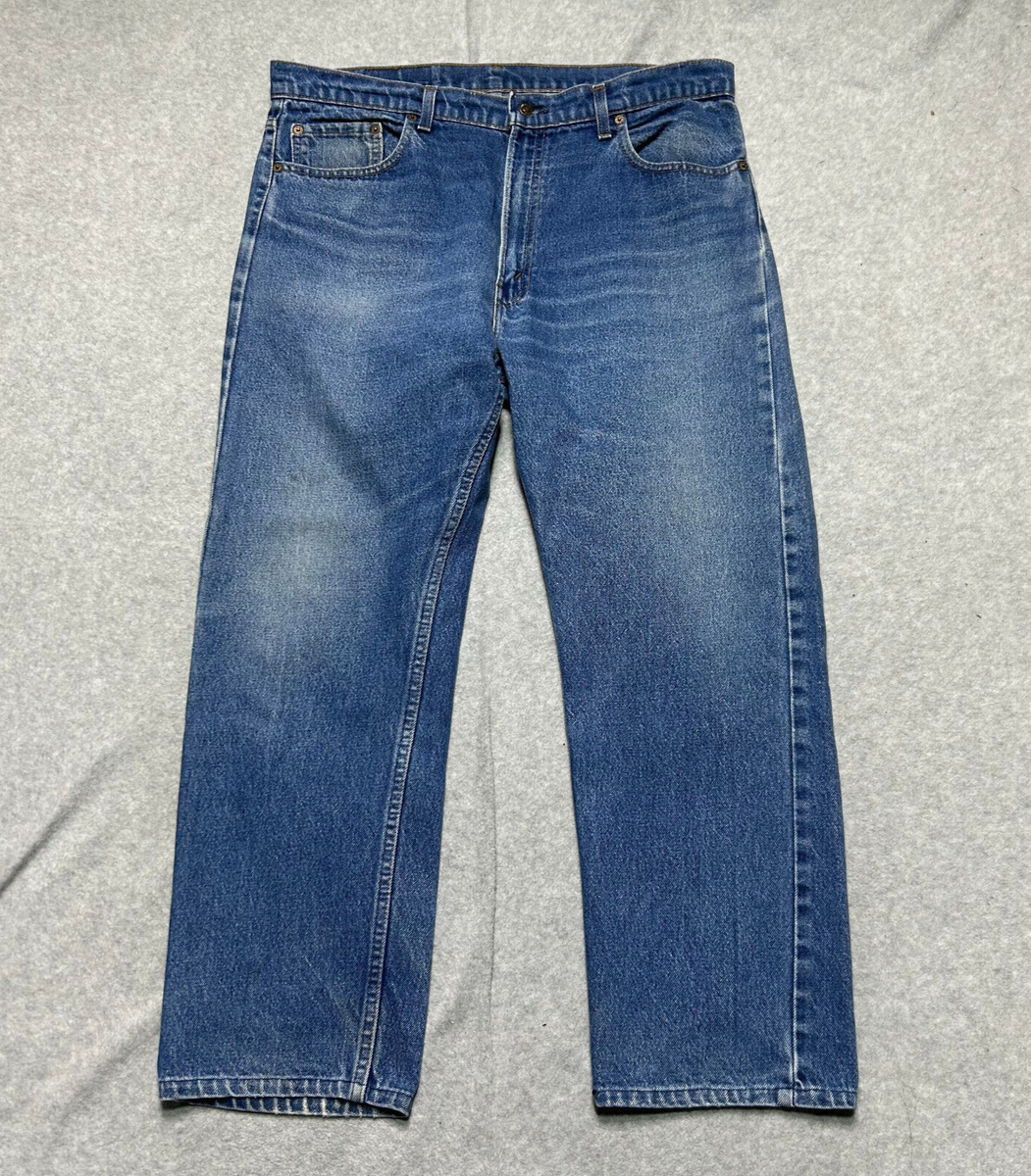 Vintage Levis 505 Jeans Mens 38 X 28 Regular Fit Straight Leg Made  