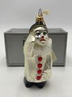 Kurt Adler Polonaise Pierrot Gp405 Blown Glass Christmas Ornament Komozja Poland