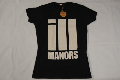 PLAN B Ill Manors Logo Schwarzes Damen T-Shirt Neu Offiziell Rap Film